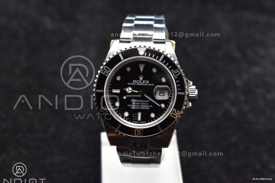 16610 Steel SH3135 Edition Best V on Bracelet Submariner 1136 Bright Black ARF1:1 SS 904L LN 1015